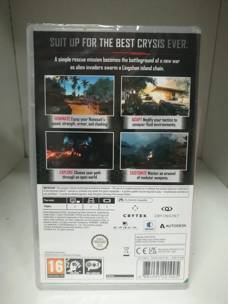 Crysis Remastered Nintendo Switch Edizione Europea