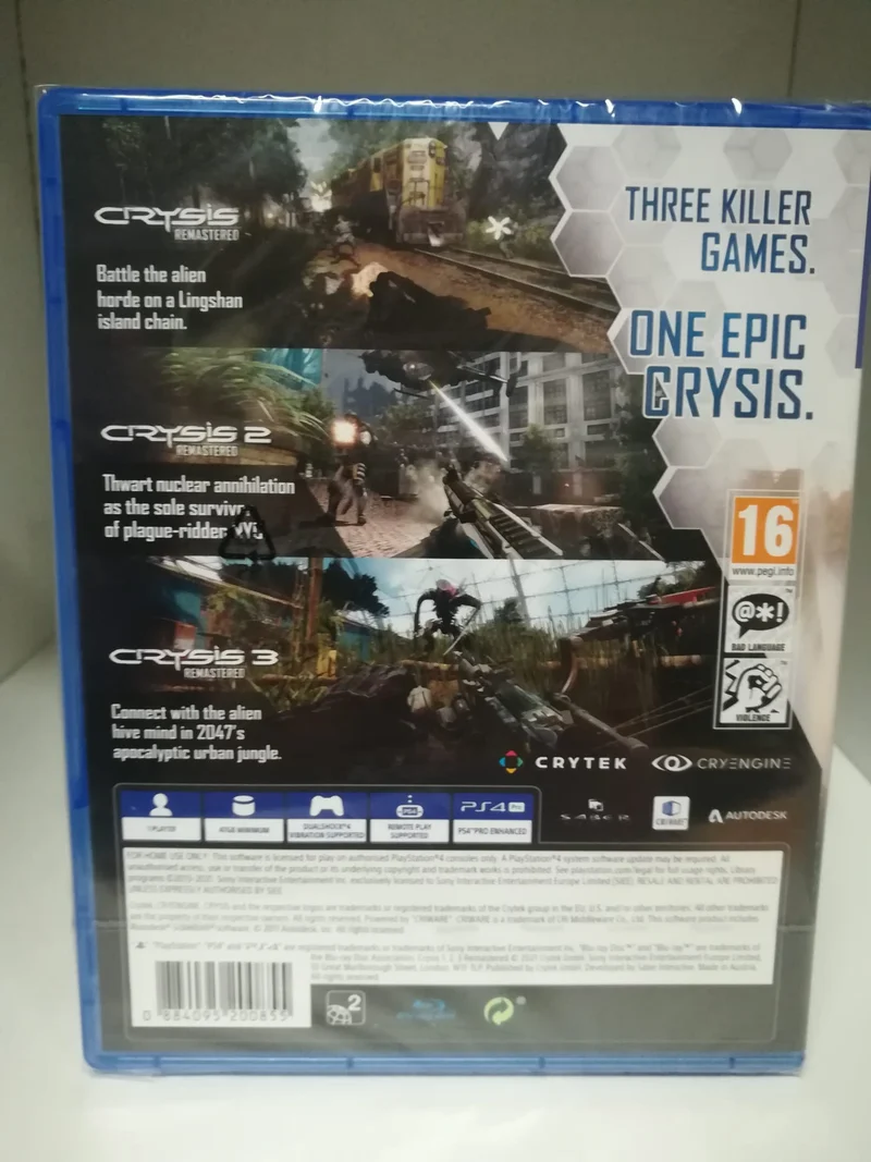 Crysis Remastered Trilogy Playstation 4 Edizione Europea