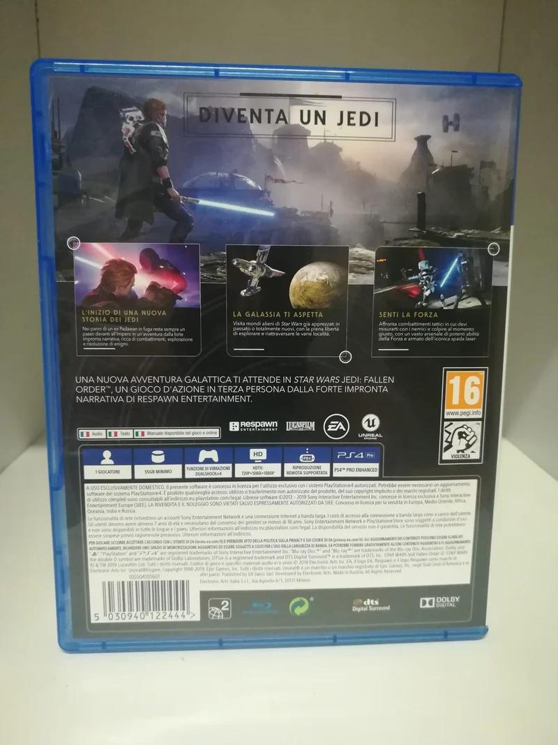 STAR WARS JEDI FALLEN ORDER PS4 (usato garantito)(completamente in italiano)