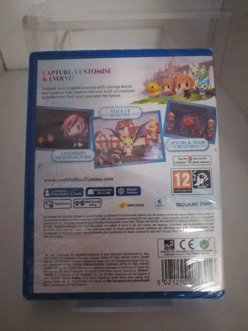 WORLD OF FINAL FANTASY PS VITA