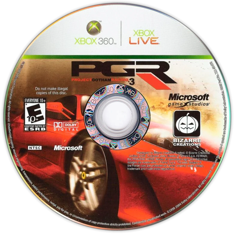 Project Gotham Racing 3 - (Game Only) (Xbox 360)