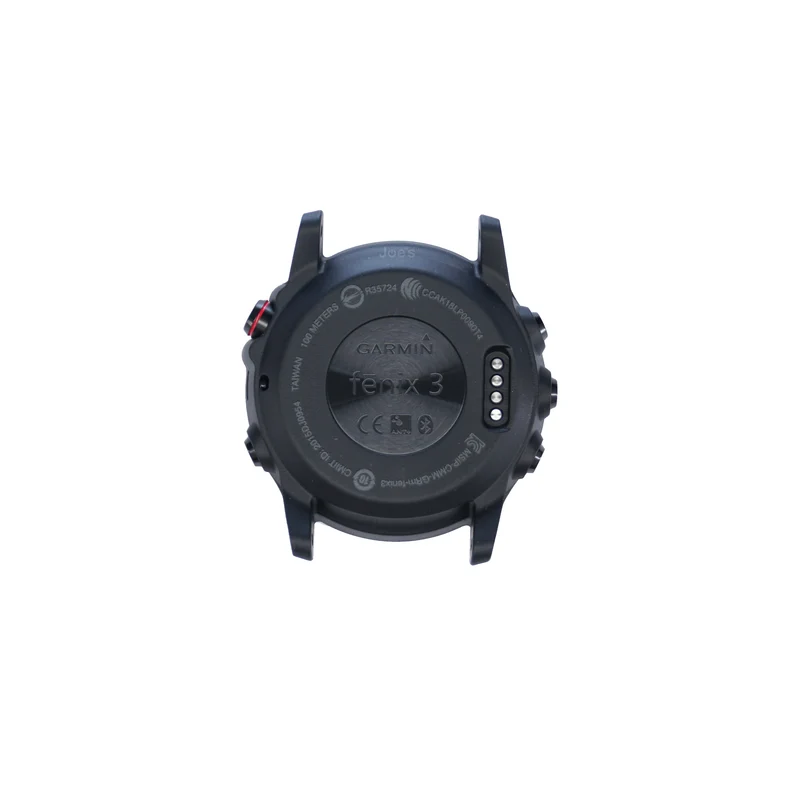 Garmin Fenix 3 Back Main Cover Housing Replacement (Black) - Parts