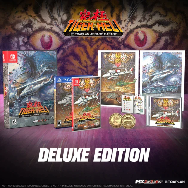 Toaplan Arcade Garage: Kyukyoku Tiger-Heli Deluxe Playstation 4 - Limited Run - Edition Edizione Americana