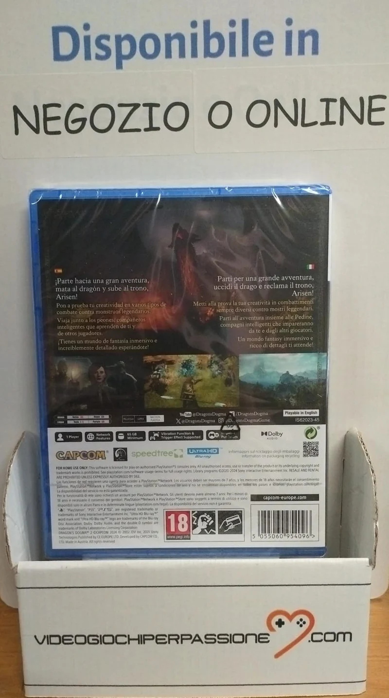 Dragon's Dogma 2 Playstation 5 Edizione Europea
