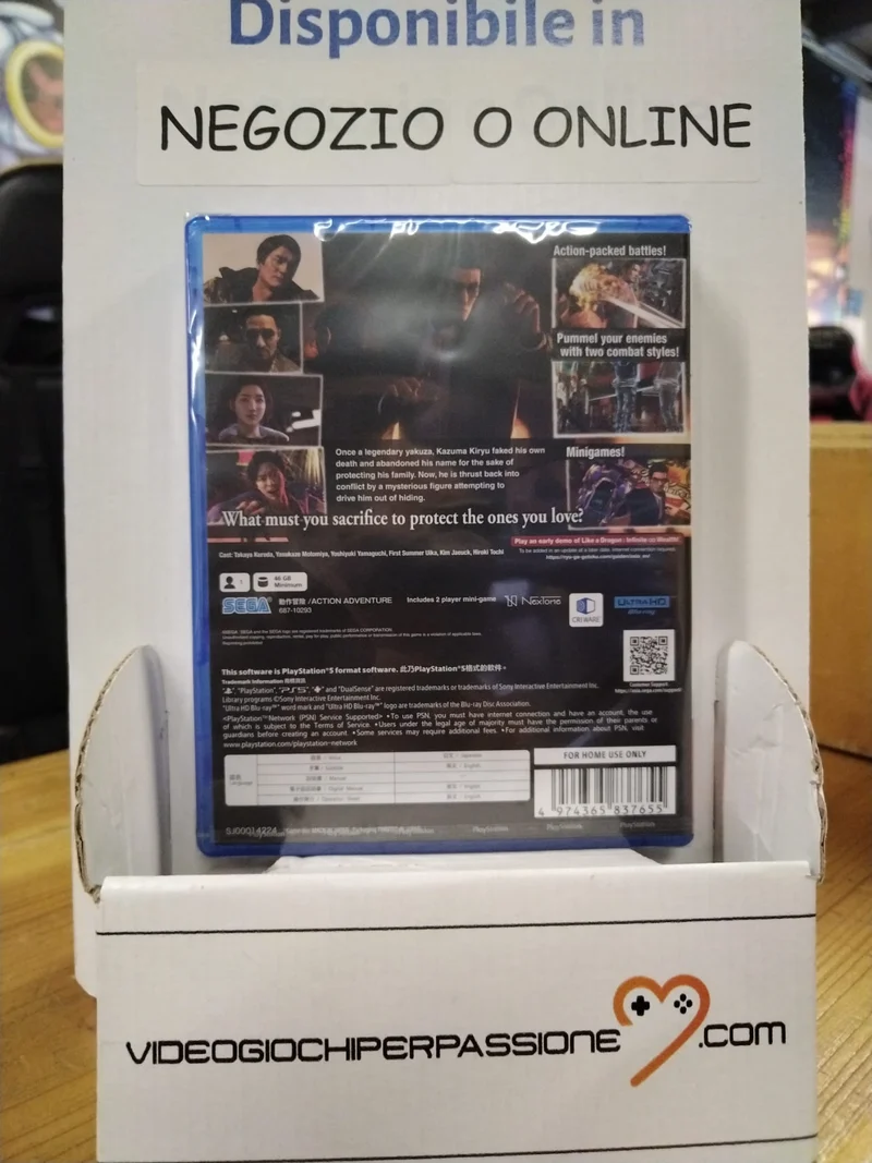 Like A Dragon Gaiden The Man Who Erased His Name [Yakuza Serie] - Playstation 5 Edizione Hong Kong