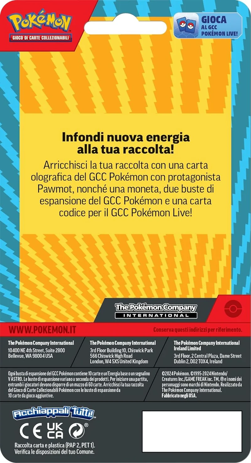 Pokémon Confezione da due buste di espansione del GCC, edizione in italiano