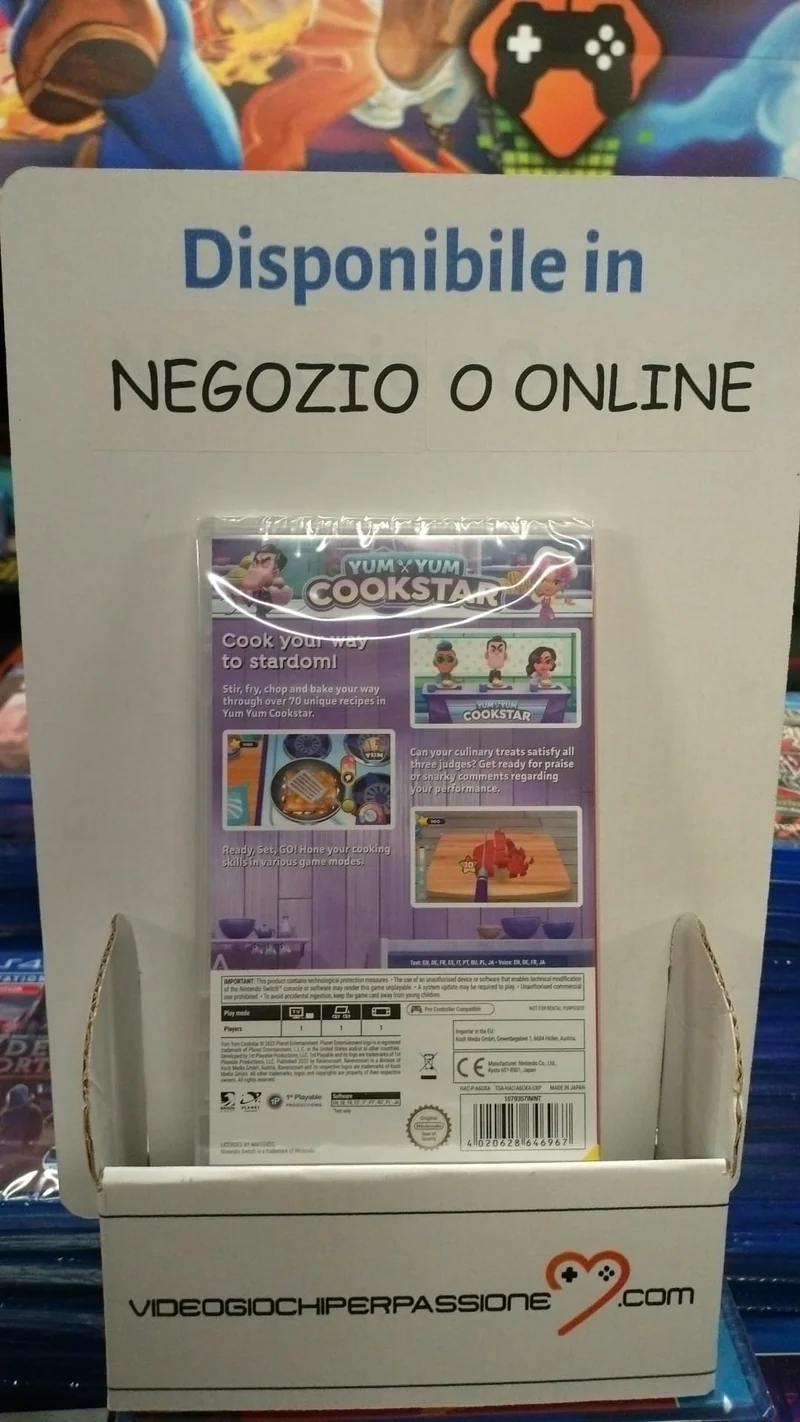 Yum Yum Cookstar Nintendo Switch Edizione Europea (con Italiano)