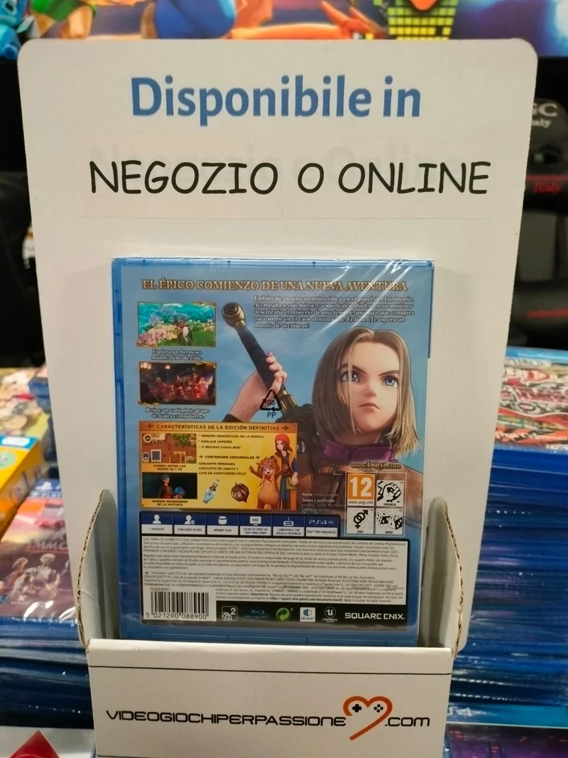 Dragon Quest XI Echi di un'era Perduta Playstation 4 Edizione Spagnolo (con Italiano)