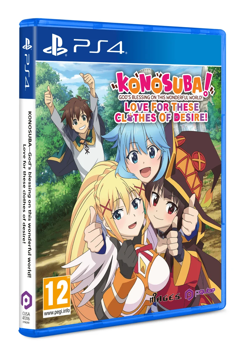 KONOSUBA - Gods blessing on this world! Love for these clothes of desire! Playstation 4 Edizione Europea