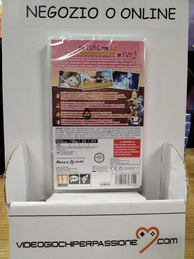 KONOSUBA - Gods blessing on this world! Love for these clothes of desire! Nintendo Switch Edizione Europea