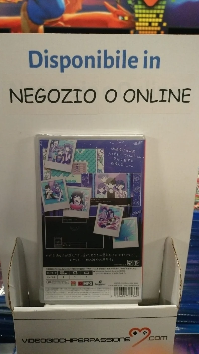 Omori Standard Edition Nintendo Switch Edizione Giapponese (con Inglese)