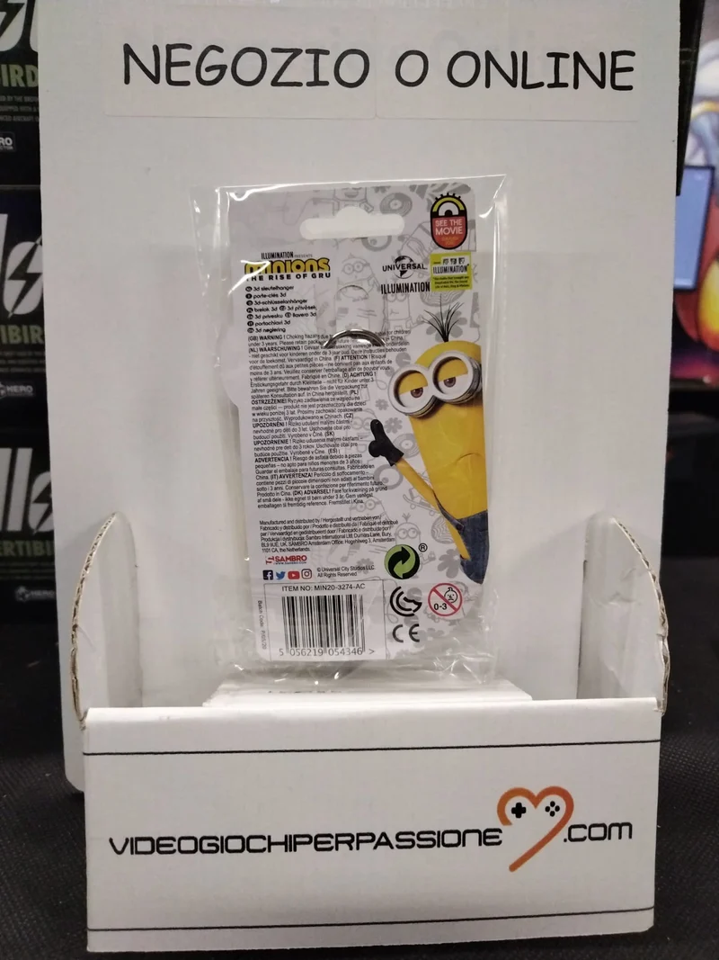KEYCHAIN MINIONS- KEVIN -PORTACHIAVI