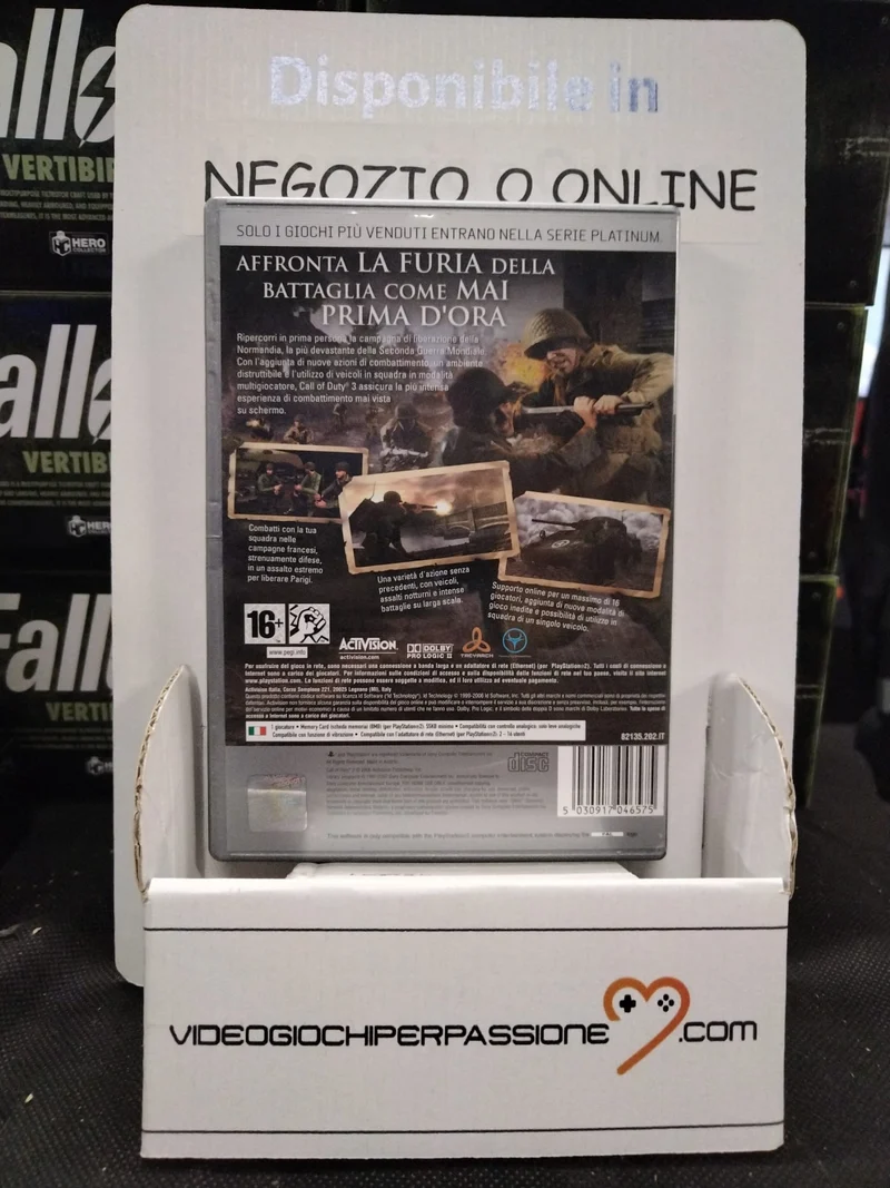 CALL OF DUTY 3 PLAYSTATION 2 (usato garantito)