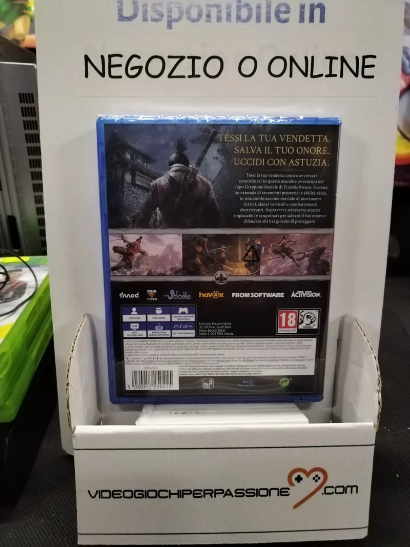 Sekiro Shadows Die Twice Playstation 4 GAME THE YEAR EDITION Edizione Italiana