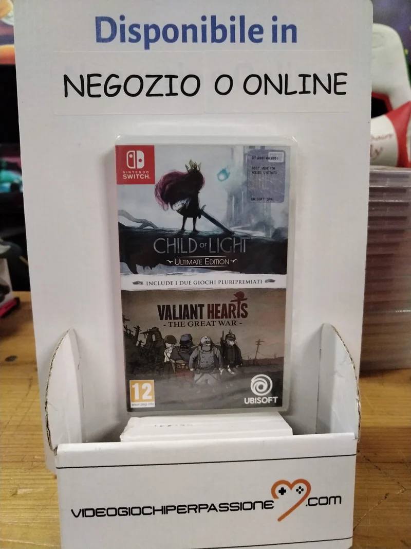 Child Of Light + Valiant Hearts Switch - Nintendo Switch Edizione ITALIANA