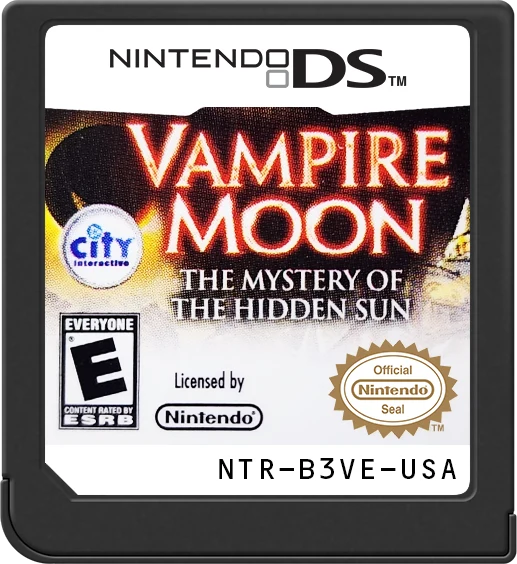 Vampire Moon: The Mystery of the Hidden Sun - (Game Only) (Nintendo DS)