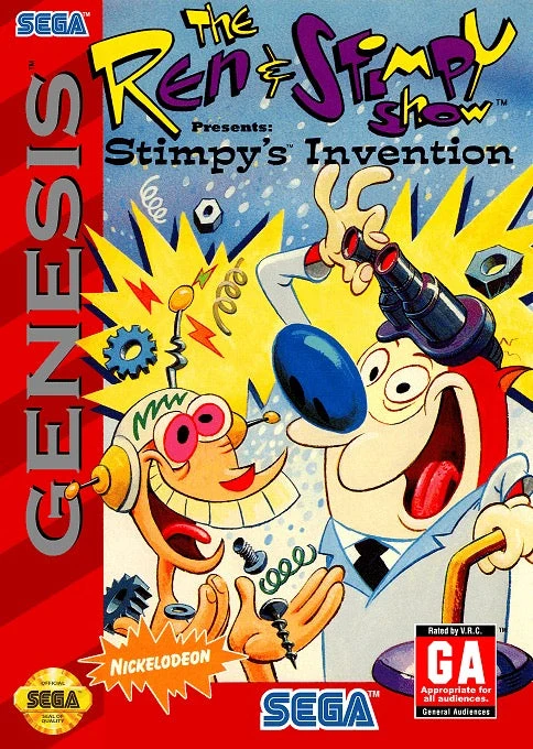 The Ren and Stimpy Show Stimpy's Invention - Sega Genesis