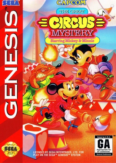 The Great Circus Mystery Starring Mickey and Minnie - Sega Genesis