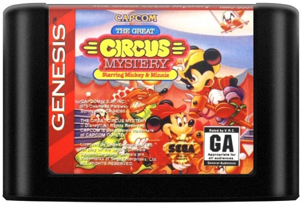 The Great Circus Mystery Starring Mickey and Minnie - Sega Genesis