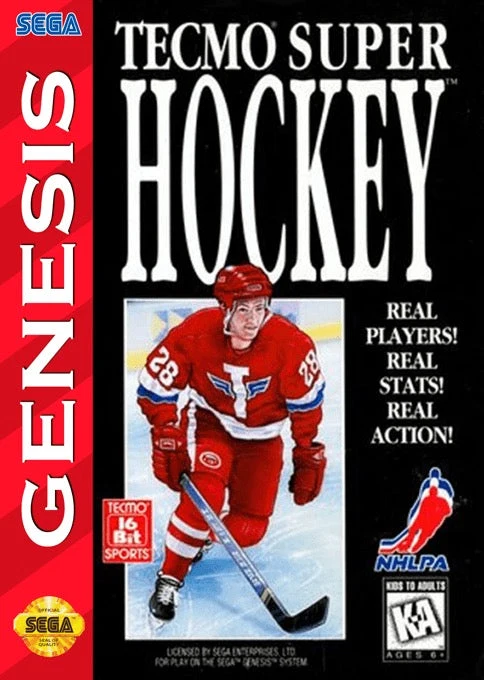 Tecmo Super Hockey - Sega Genesis