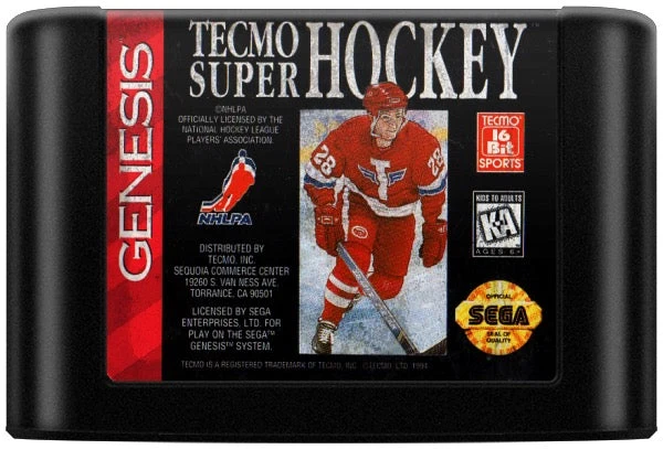 Tecmo Super Hockey - Sega Genesis