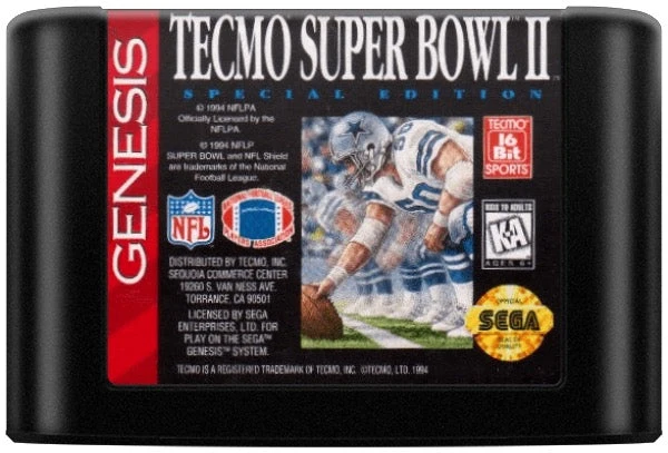 Tecmo Super Bowl II Special Edition - Sega Genesis
