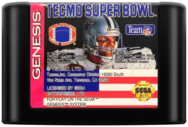 Tecmo Super Bowl - Sega Genesis