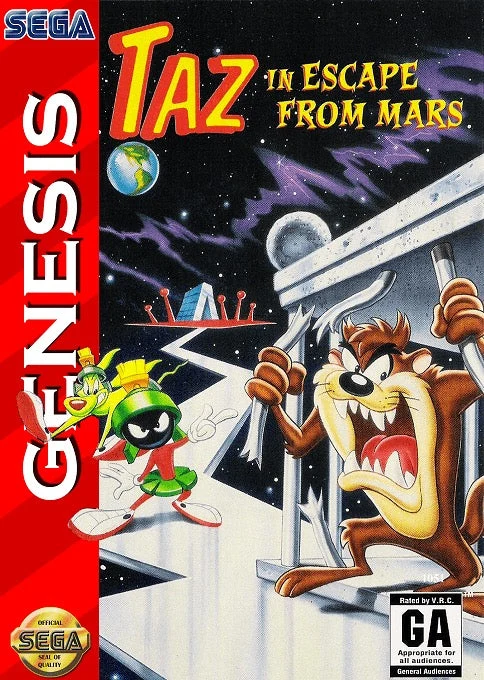 Taz in Escape from Mars - Sega Genesis