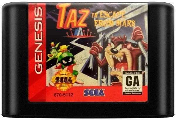 Taz in Escape from Mars - Sega Genesis