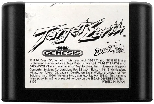 Target Earth - Sega Genesis
