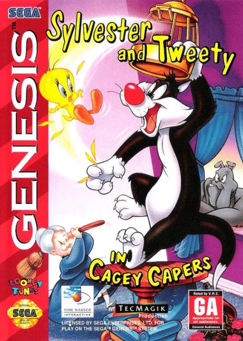 Sylvester and Tweety in Cagey Capers - Sega Genesis