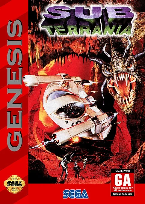 Sub Terrania - Sega Genesis
