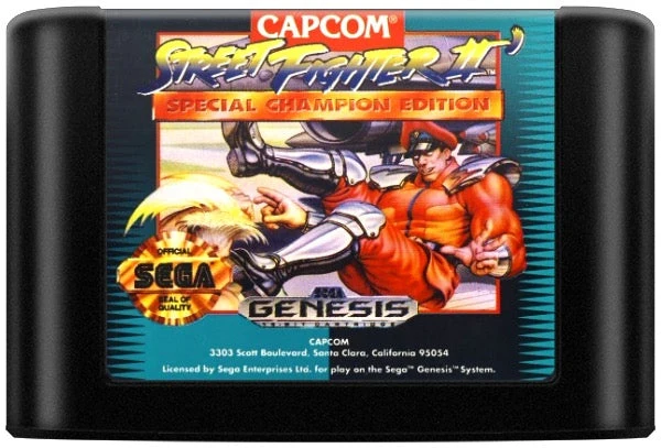 Street Fighter II Special Champion Edition - Sega Genesis
