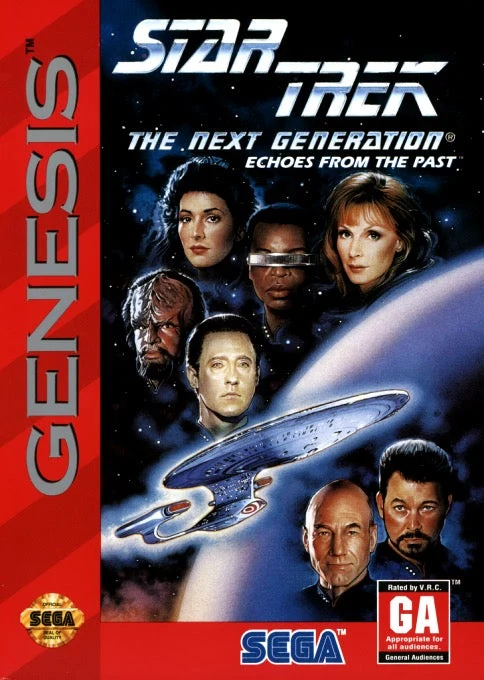 Star Trek Next Generation Echoes From the Past - Sega Genesis
