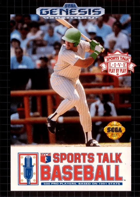Sports Talk Baseball - Sega Genesis