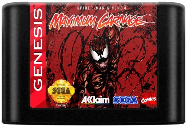 Spiderman Maximum Carnage - Sega Genesis
