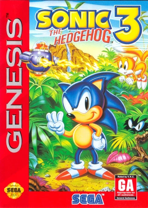 Sonic the Hedgehog 3 - Sega Genesis