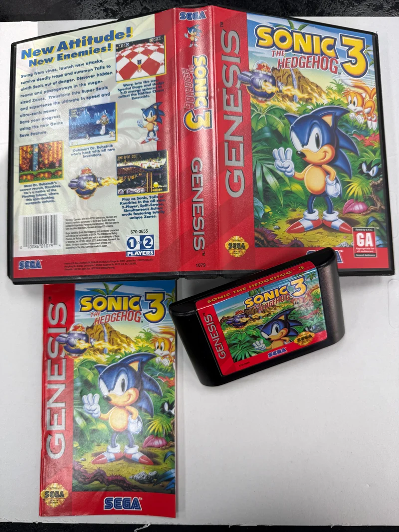Sonic the Hedgehog 3 - Sega Genesis