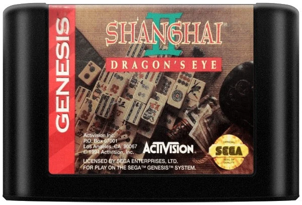 Shanghai II Dragon's Eye - Sega Genesis
