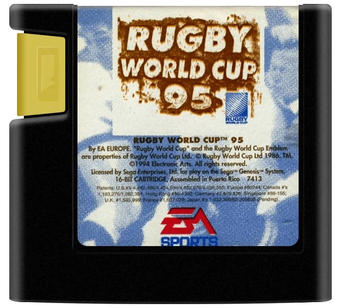 Rugby World Cup 95 - Sega Genesis