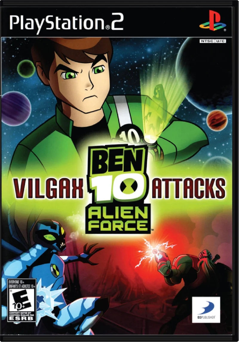 Ben 10 Alien Force Vilgax Attacks - Sony PlayStation 2 (PS2)