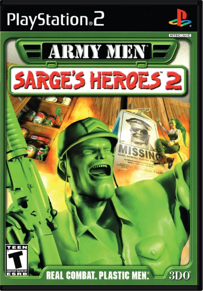 Army Men Sarge's Heroes 2 - Sony PlayStation 2 (PS2)