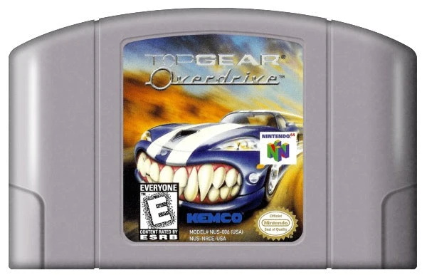 Top Gear Overdrive - Nintendo N64
