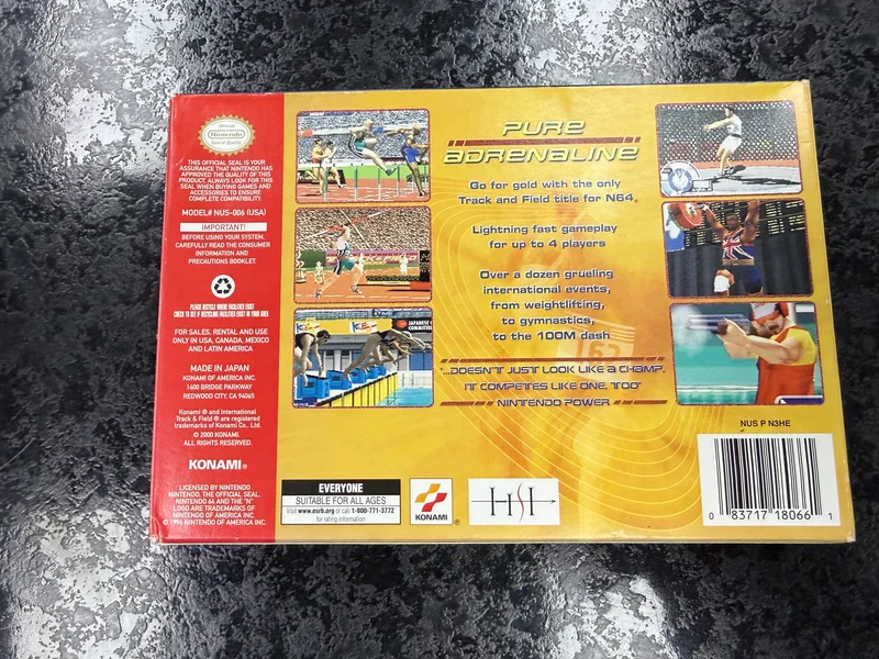 Track and Field 2000 - Nintendo N64