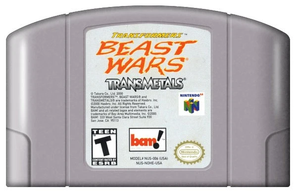 Transformers Beast Wars Transmetals - Nintendo N64