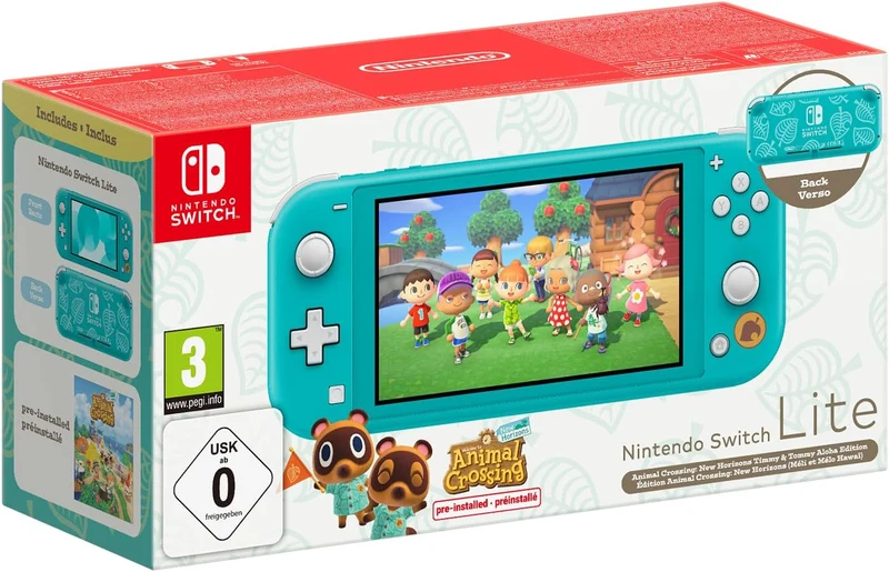 Nintendo Switch™ Lite edizione Speciale Animal Crossing-Turchese