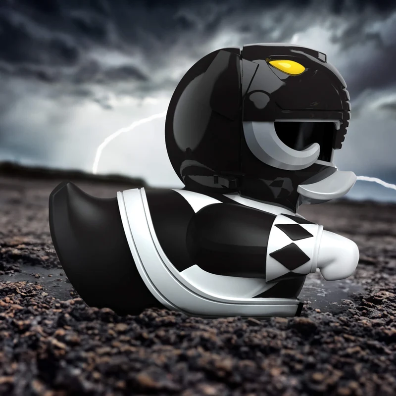 Power Rangers Ufficiale Black Ranger TUBBZ Cosplay DUCK da collezione