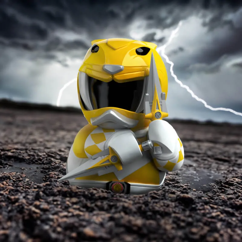 Power Rangers Giallo Ranger Ufficiale TUBBZ Cosplay DUCK Da Collezione