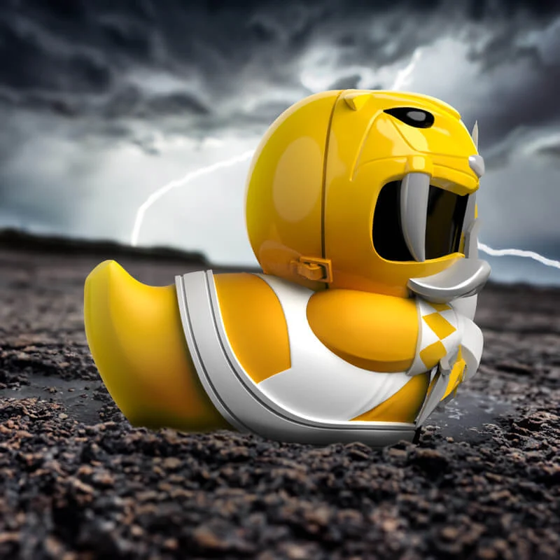 Power Rangers Giallo Ranger Ufficiale TUBBZ Cosplay DUCK Da Collezione
