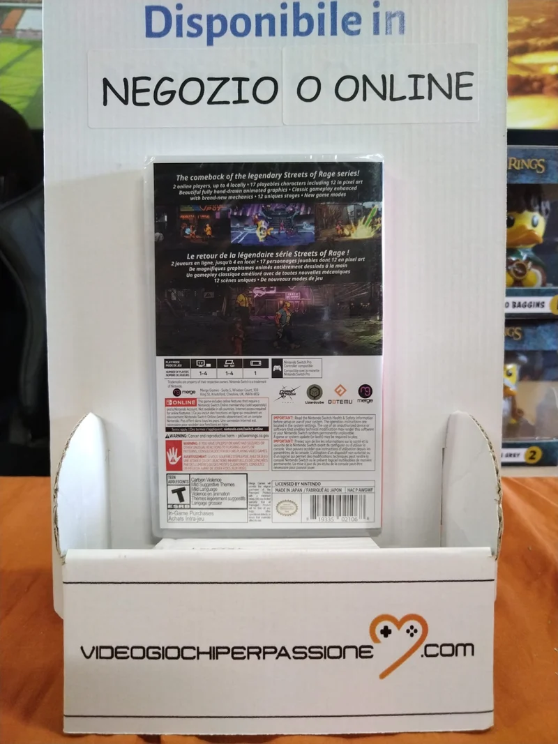 Streets of Rage 4 Anniversary Edition - Nintendo Switch Edizione AMERICANA (con italiano)